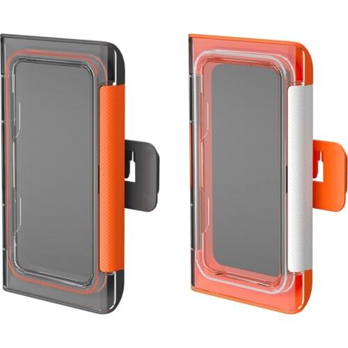 Punch-Free Bathroom Phone Case Waterproof Mobile Phone Holder Wall Mounted Storage Box Lazy People Handsfree Gadget