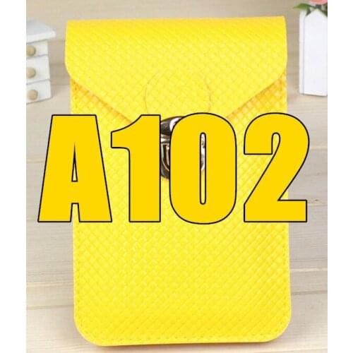 2018.7 Q3 yellow BA102 New style summer womens fashion mini handbag oblique phone bag zero purse bags BA102