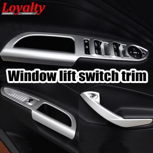 Loyalty for Ford KUGA Escape 2017 2018 Interior Window Lifter Button Switch Board Panel Cover Car Styling Auto Accessories