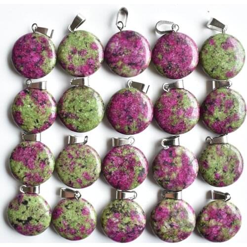 2020 Fashion top quality red and green treasure round shape charms pendants jewelry making 50pcs/lot Wholesale free shipping