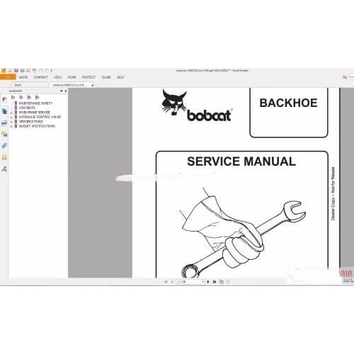 Bobcat Service Manuals Full Set DVD