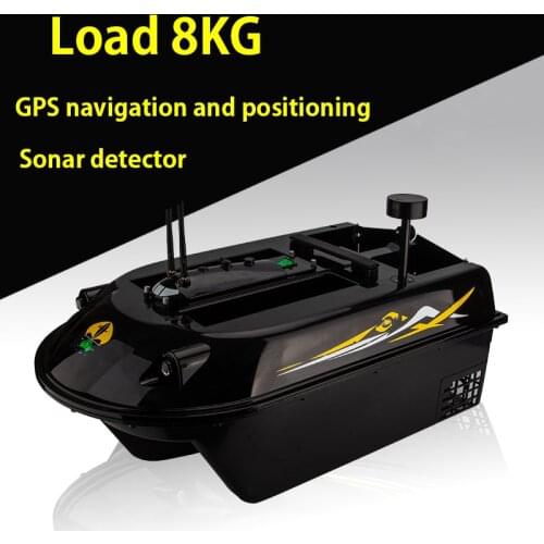 New Sea Fishing Bait Boat Sonar Fish Finder GPS Auto Navigation 3 Hull 8kg Loading 500M RC Distance Fishing lure Nesting Boat