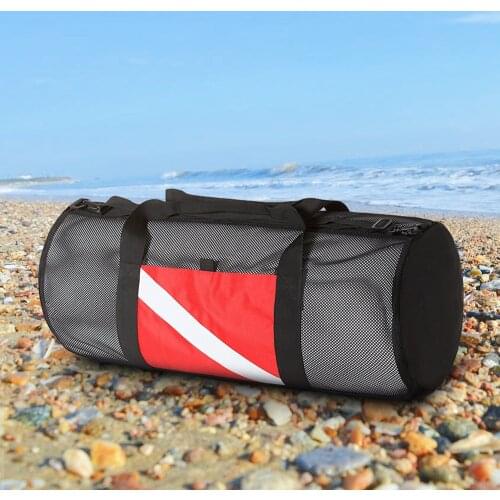 Lixada Mesh Duffel Gear Bag Snorkel Equipement Carry Bag for Diving Mask Snorkel Fins Scuba Diving Surfing Gear Pouch Case