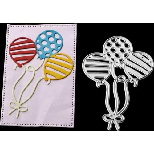 Craft Metal Steel Cutting Dies 2020 New Three balloons Stencil For DIY Scrapbooking Paper/photo Cards Embossing Dies