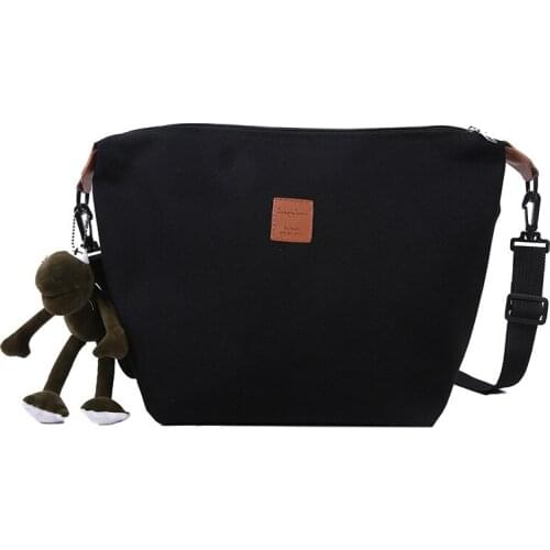 Vintage Canvas Satchel Messenger Bag for Women Travel Shoulder Laptop Bookbag