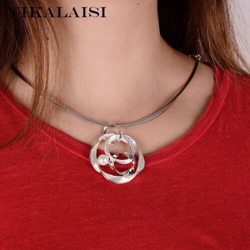 YIKALAISI pearl Jewelry For Women Natural freshwater pearl 8-9mm Necklace 2018 new fashion Best Gifts