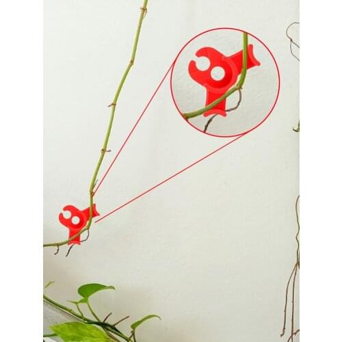 10PCS Bender Clips Low-Stress Plant Bender for Wall Rattan Clamp Fixture Clip Plant Training Curved Plant Holder Garden