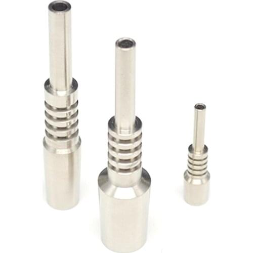 1pcs GR2 Titanium Nail Connection 10/14/18mm To Chooes Smoke Tobacco Herb e cigarette weed accessories For Pipe Grinder