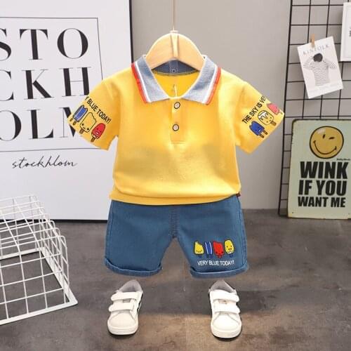 Boys Clothes Summer CartoonBrand Bear Baby Girls Clothing Children T-Shirt Shorts 2Pcs/Set Toddler Sport Costume Kids Tracksuit