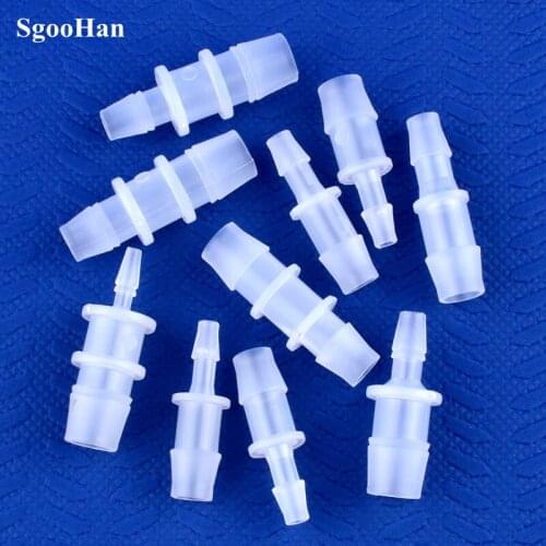 5~200pcs 9.5~12.7mm To 3.9~9.5mm PP Pagoda Reducing Direct Connectors Micro Irrigation Hose Joint Aquarium Tank Air Pump Adapter