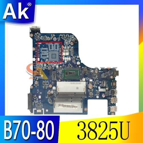 Akemy AILG1 NM-A331 For Lenovo B70-80 G70-80 Z70-80 Z70-70 G70-70 B70-70 Laptop Motherboard Pentium CPU 3825U 3205U 100% Test