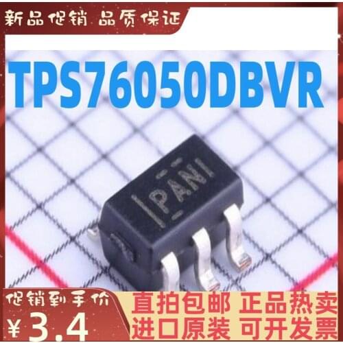 Free shipping TPS76050DBVR SOT23-5 PANI 5V 50mA LDO 10PCS