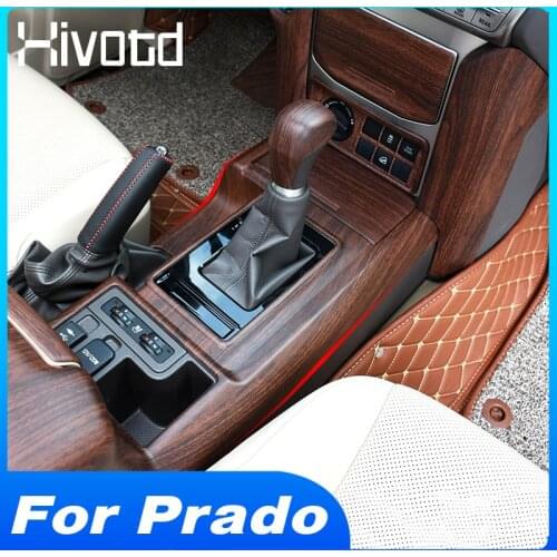 Hivotd Central Control Gear Panel Frame Trim Interior Decoration Accessories Car Styling Parts For Land Cruiser Prado 150 2020