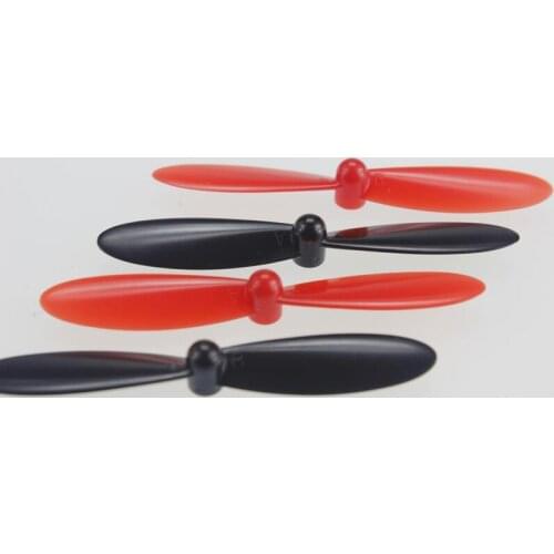 F08518 H107-A35 Propeller Kit for Hubsan H107D/H107L/H107C H107C+ Quadrocopter RC Aircraft Color Black and Red