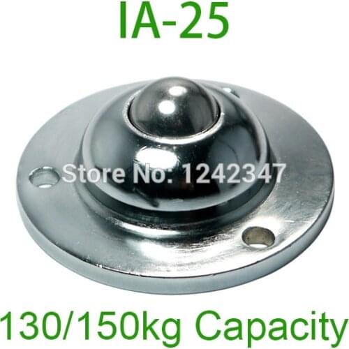 IA25 heavy duty flange fixing ball bearing unit 150kg load capacity IA-25 Ball transfer bearing ball-transfer-units steel caster