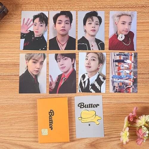 KPOP South Korean Groups Bangtan Boys BUTTER Mini Photocard Memebers Lomo Cards Posters Premium Photos