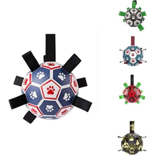 HOT Pet Supplies Dog Ball Toy Outdoor Multifunctional Interactive Rope Dog Football Dog Toy