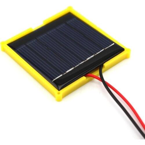 Mini Solar Panels DC 3V 100ma with JST/SM/Dupont Connection Plug for DIY Model Assembly Battery Power Charge Module Cell