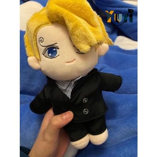 NEW ONE PIECE Vinsmoke Sanji Plush Doll Toy Stuffed Dress Up Clothes Costume Cute Cosplay Limit Gift C