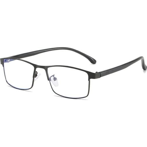 2 Pairs High Quality Alloy Full-rim Simplicity Silicone Nose Pads Comfortable Business Men Reading Glasses +0.75 +1 +1.5 +2 To+4