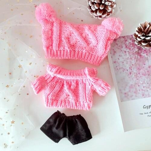 [MYKPOP]KPOP Clothes & Accessories:Thread Sweater 3pcs Set for 20cm dolls (without doll) Fans Collection Fans Gift SC20091316