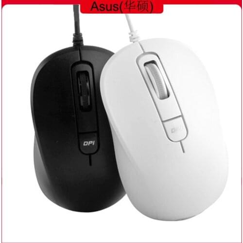 MU101C ASUS Original Mouse Mini Portable Optical Mute USB Wired 3200DPI Computer Mice For Laptop Notebook Computer