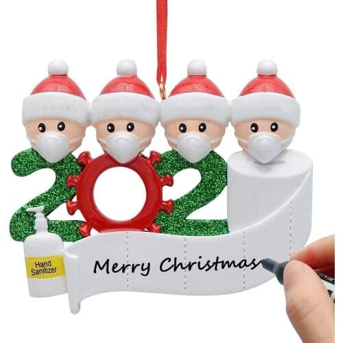 Personalized Name Christmas Ornament kit,Family Ornament Xmas Tree Ornaments 2020 Unique Christmas Holiday Decorations