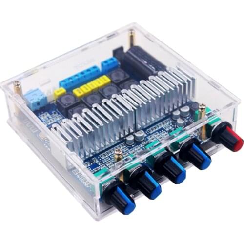 TPA3116D2 Bluetooth 5.0 Subwoofer Amplifier Board 2.1 Channel High Power Audio Stereo Amplifier Board 2*50W+100W Bass AMP