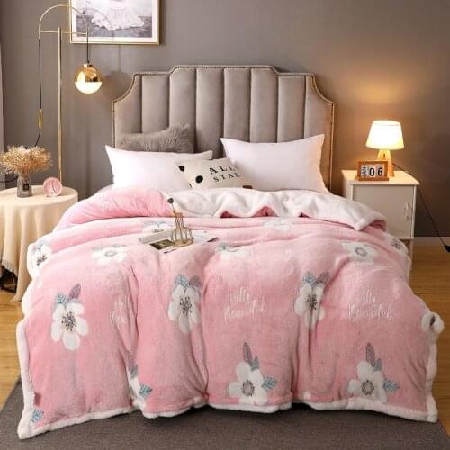 Bedding single double trumpet extra large quilt cover/multifunctional blanket/down quilt cover coral velvet velvet home textiles