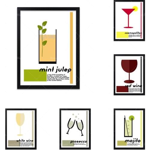 Kitchen Wine Printmaking Poster