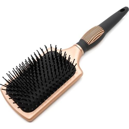 New Luxury Design Paddle Hair Brush Scalp Massage Detangle Brush Comb Functional Salon Brush For Hair Smooth Hairdressing Tools