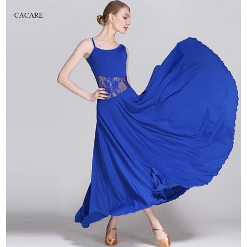 Standard Ballroom Dress CHEAPEST Standard Dance Dresses Waltz Dress (D0406) 6 Colors Lace Waist Big Hem