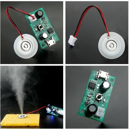 1Pc Atomization film Air Humidifier Driver Board Mist Ultra Maker Ultrasonic Circuit Fine Power Large Spray Fogger Discs Ac J8N4