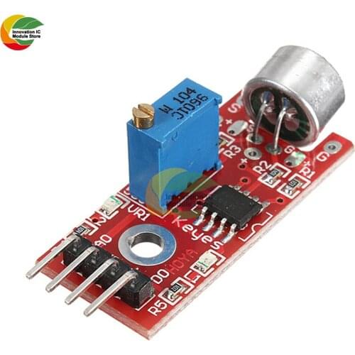 Ziqqucu High Sensitive Microphone Sound Sensor Detection Module For Arduino AVR PIC 5V DC Power Supply Analog Output Module