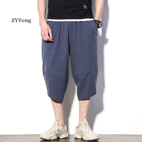 ZYYong Men's Cropped Trousers