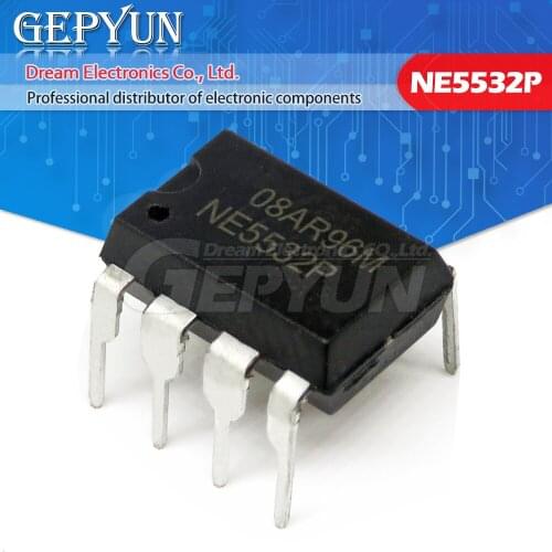 10PCS NE5532P DIP8 NE5532 DIP 5532P DIP-8 new and original IC