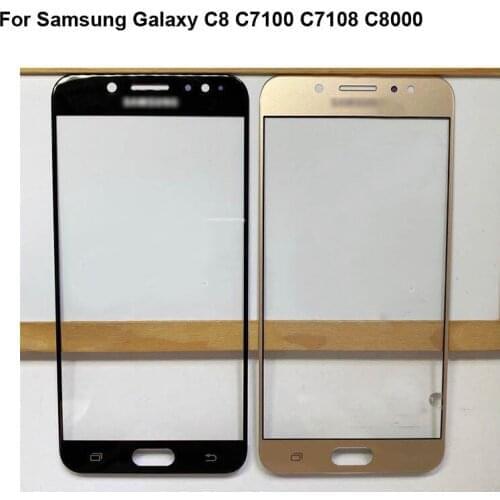 2PCS For Samsung Galaxy C8 C7100 C7108 C8000 Touch Panel Screen Digitizer Glass Sensor Touchscreen Touch Panel Without Flex