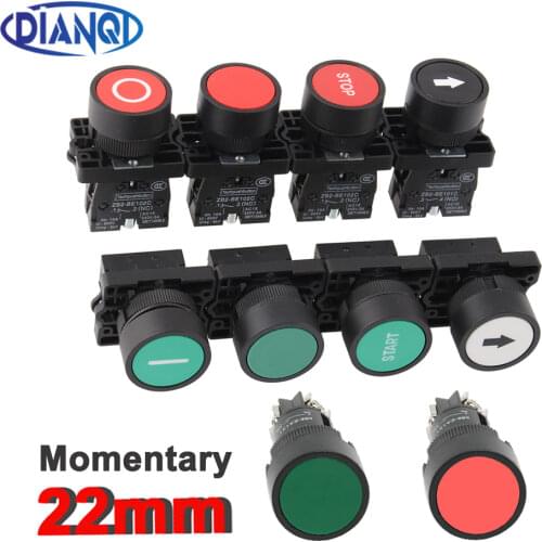 XB2-EA142 xb2-EA42 XB2-EA31 XB2-EA131 XB2-EA3311 1NC/1NO Momentary self-Reset flat push button with mark switch 22mm