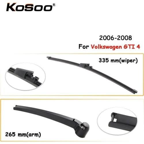 KOSOO Auto Rear Car Wiper Blade For Volkswagen GTI 4,335mm 2006-2008 Rear Window Windshield Wiper Blades Arm,Car Accessories