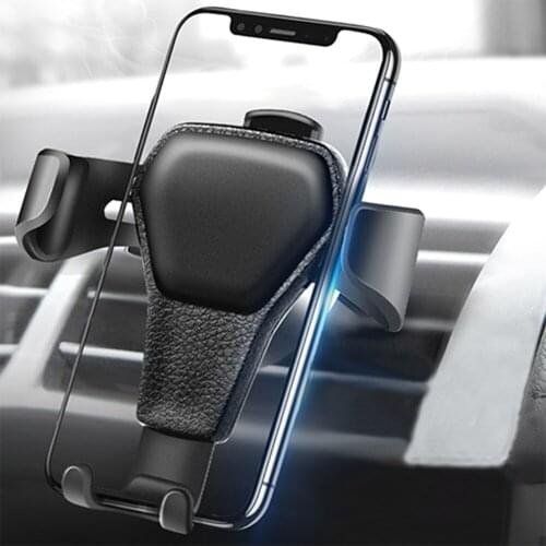 Universal Car Phone Holder For Phone In Car Air Vent Mount Stand No Magnetic Mobile Holder For iPhone Smartphone Gravity Bracket