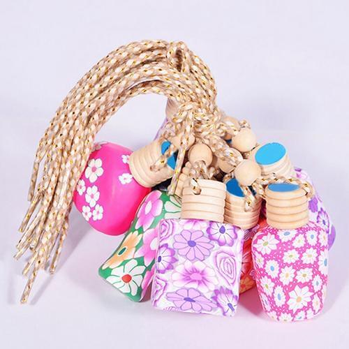 Car Hanging Print Perfume Refillable Fragrance Diffuser Empty Bottle Pendant Fashionable and Concise Decoration