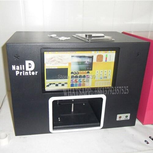 Free shipping screen built nail machine with wifi and bluetooth inside CE Approved 5 nails printing or 3 roses printing a time