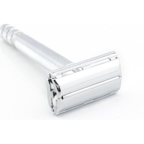 Double Edge Safety Razor Shaving Razor Manual Razor Classic Style Brass Long Anti Slip handle 9306-P WEISHI 8PCS/LOT NEW