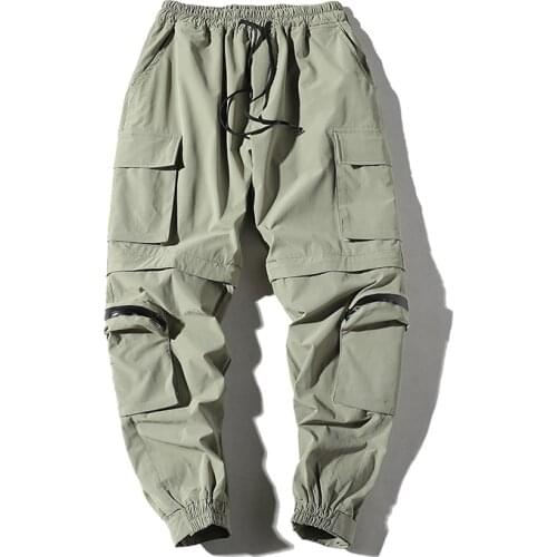 2020 Autumn Men Cargo Pants Streetwear trousers Jogger Casual Mens Sweatpants Pants Men Designer Harem Pants