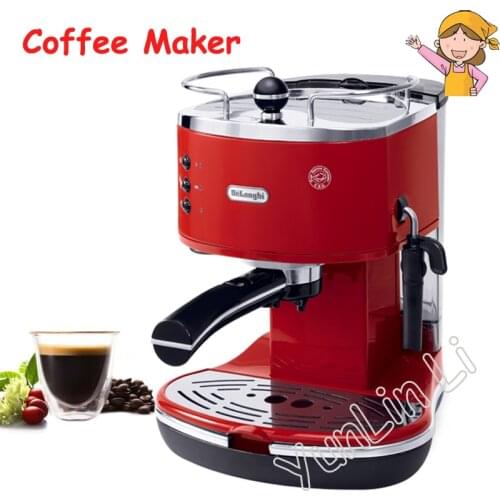 Household Semi-automatic Coffee Maker Italian Coffee Machine Espresso Coffee Maker 15 Bar Coffee Machine Cappucino System ECO310