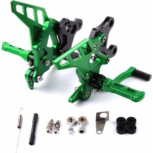For Kawasaki Z900 2017 2018 Motorcycle CNC Adjustable Rearset Footrest Moto Footpegs Rests Pedal Z900 Foot Pegs Accessories