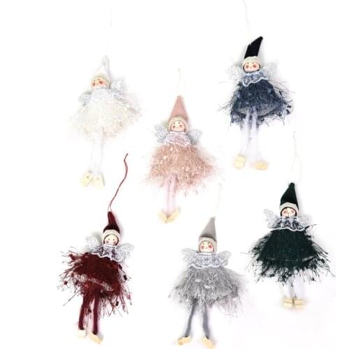 Home Decor/DIY House/Cute Angel Lace Pendant/Christmas Tree Decorations/Mini Doll/Christmas Tree Accessories Pendant