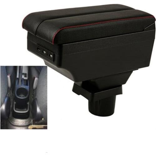 For toyota Aqua armrest box double layer with usb interface