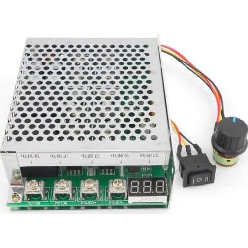 DC Motor Speed Controller 10-55V 100A Reversible PWM Control Forward Reverse Digital display