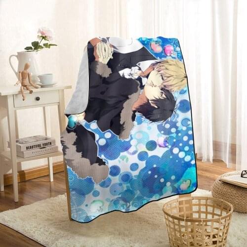 Cute Anime DURARARA!! Throw Blanket Personalized Blankets On For The Sofa/Bed/Car Portable 3D Blanket For Kid Home Textiles